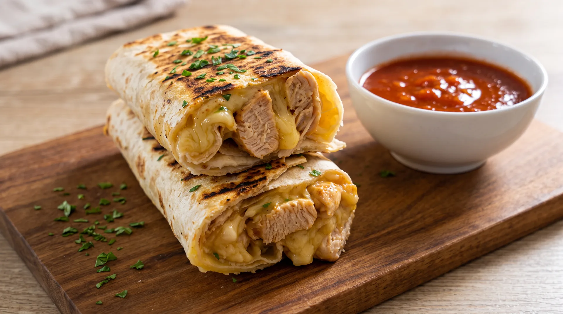 Quesadilla med dip